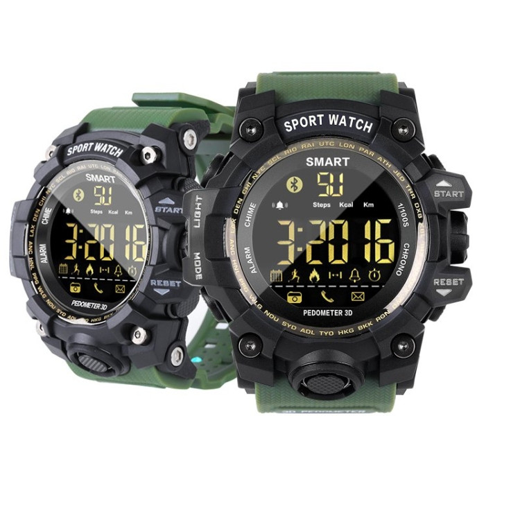 EX16S montre intelligente de sport IP67 etanche exterieur Bluetooth pedemetre a distance longue veille