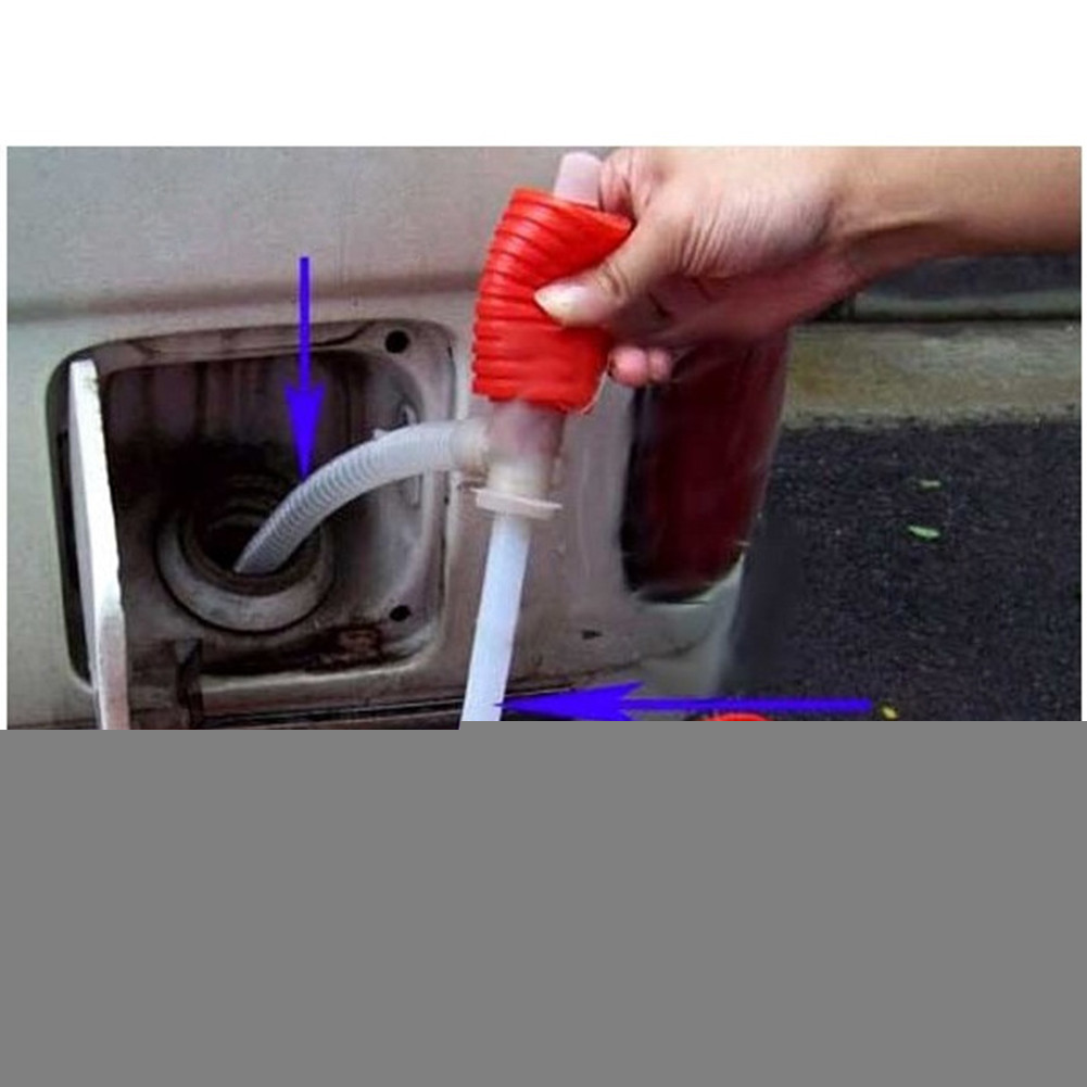 Pompe de transfert de siphon liquide de gasoil de pompe manuelle de pompe  manuelle de siphon de main de voiture à essence