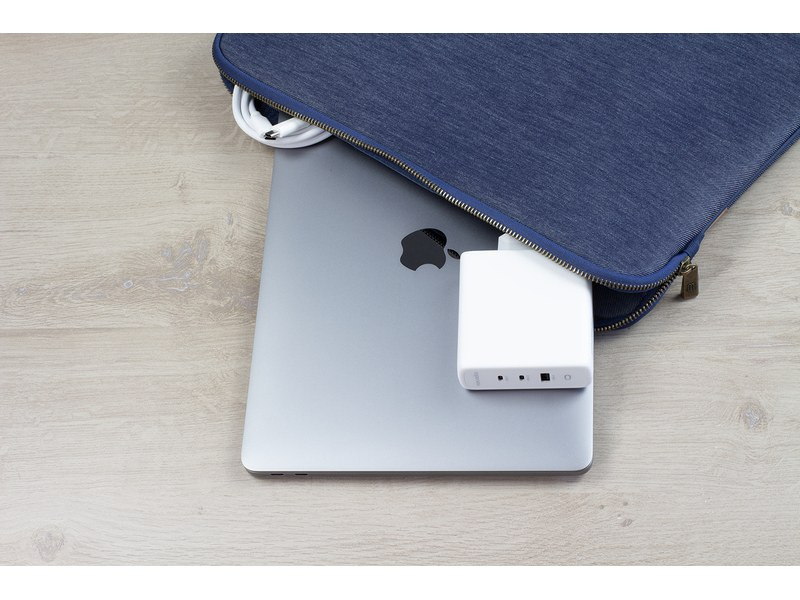 Chargeur USB-C 30 W GaN pour MacBook Air/iPhone/iPad + câble USB-C &  Lightning - Adaptateur Secteur - Novodio